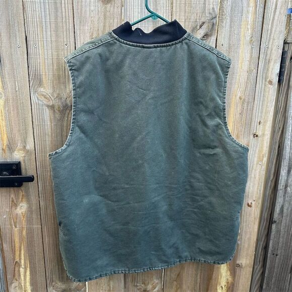 Carhartt Men's Vintage Canvas Quilted Work Vest Size 2X - Picture 6 of 6